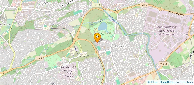 localisation de l'entreprise SOPHR'A SOI  LE CRES