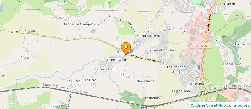 localisation de l'entreprise SOPHRO 56  PLOEREN