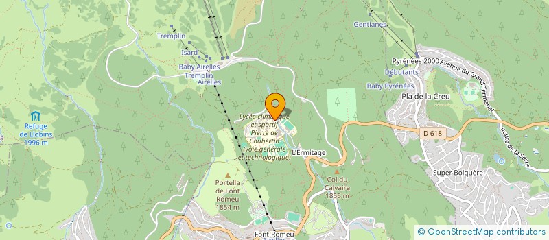 localisation de l'entreprise SOPHRO 66  FONT-ROMEU-ODEILLO-VIA