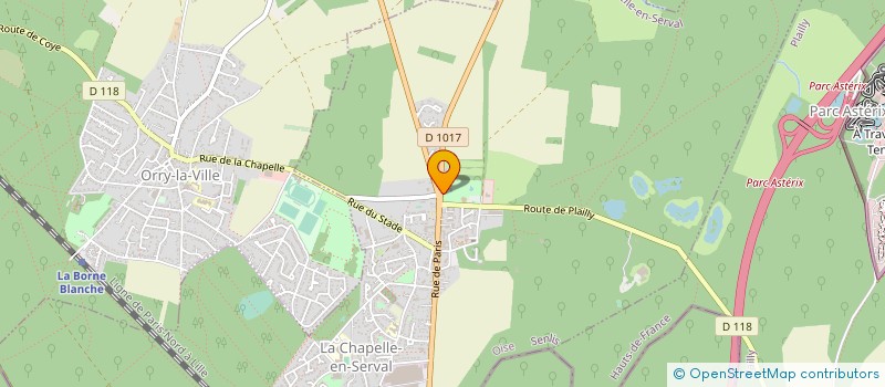 localisation de l'entreprise SOPHRO-COACHING à LA CHAPELLE-EN-SERVAL