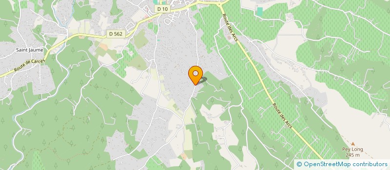 localisation de l'entreprise SOPHRO EN' VIE  LORGUES