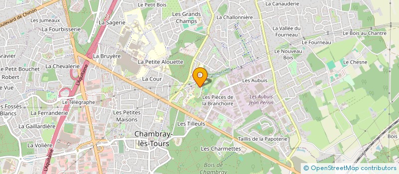 localisation de l'entreprise SOPHRO VEDA  CHAMBRAY-LES-TOURS