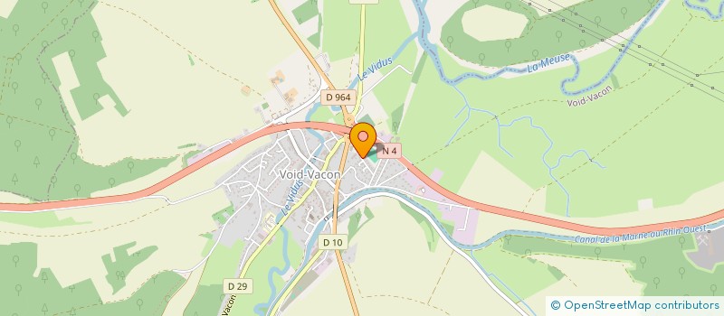 localisation de l'entreprise SOPHRO VOIE à VOID-VACON