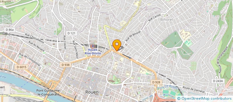 localisation de l'entreprise SOPHROLOGIE 76 à ROUEN