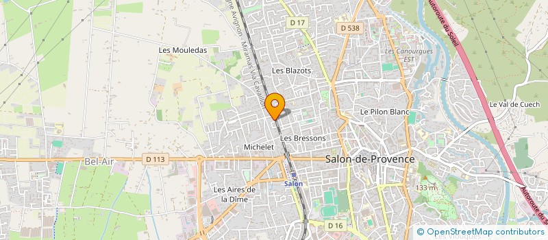 localisation de l'entreprise SOPHROLOGIE BIEN ETRE ET CREATIVITE à SALON-DE-PROVENCE