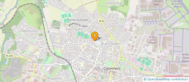 localisation de l'entreprise SOPHROLOGIE DETENTE L'INSTANT MIEUX-ETRE SPECALITE SOPHROLOGIE AU FEMININ à COLOMIERS