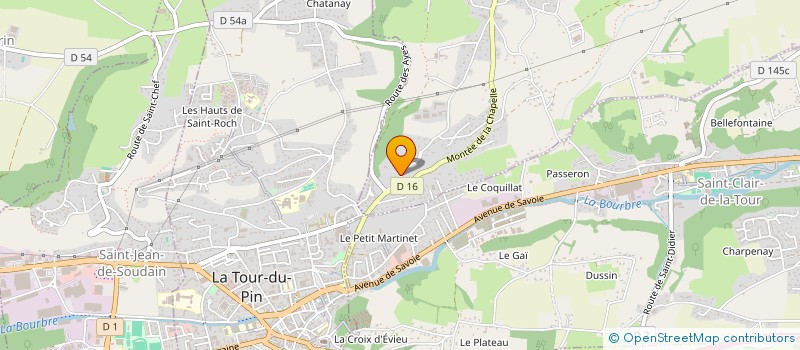 localisation de l'entreprise SOPHROLOGIE ET BIEN ETRE  LA CHAPELLE-DE-LA-TOUR