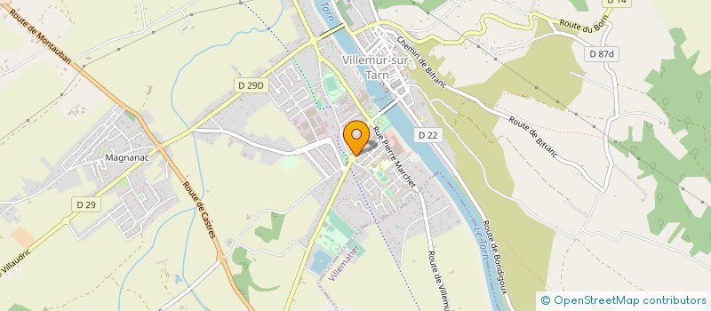 localisation de l'entreprise SOPHROLOGIE ET SANTE  VILLEMUR-SUR-TARN