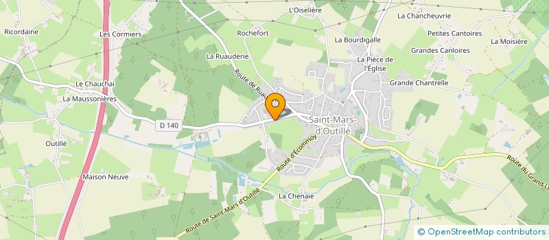 localisation de l'entreprise SOPHROLOGIE-HARMONIE  SAINT-MARS-D'OUTILLE