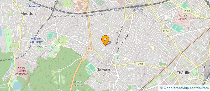localisation de l'entreprise SOPHROLOGIE-SOUFFLE DE VIE à CLAMART