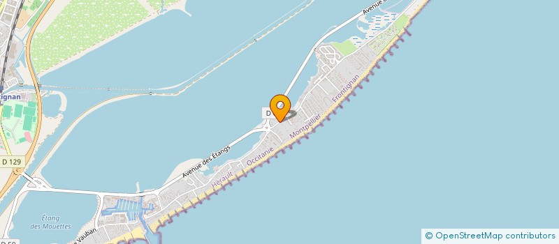 localisation de l'entreprise SOPHROLOGIE34-MONTPELLIER-ANTIGONE à FRONTIGNAN