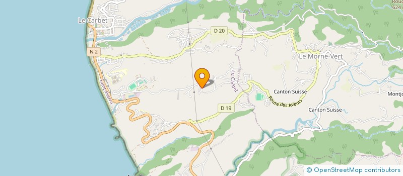 localisation de l'entreprise SOPHROLOGUE DE LA CARAIBE ET CDA  CARBET