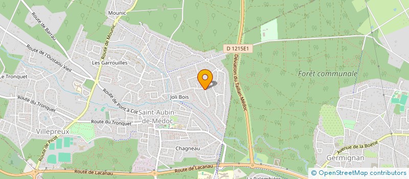 localisation de l'entreprise SOPHROPLENITUDE  SAINT-AUBIN-DE-MEDOC