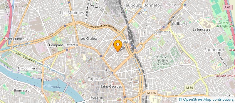 localisation de l'entreprise SOPHROPRO à TOULOUSE