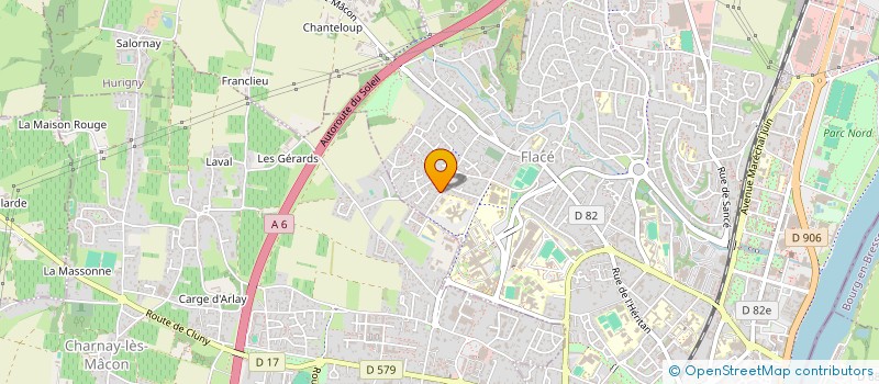localisation de l'entreprise SOPHROSF'AIR à MACON