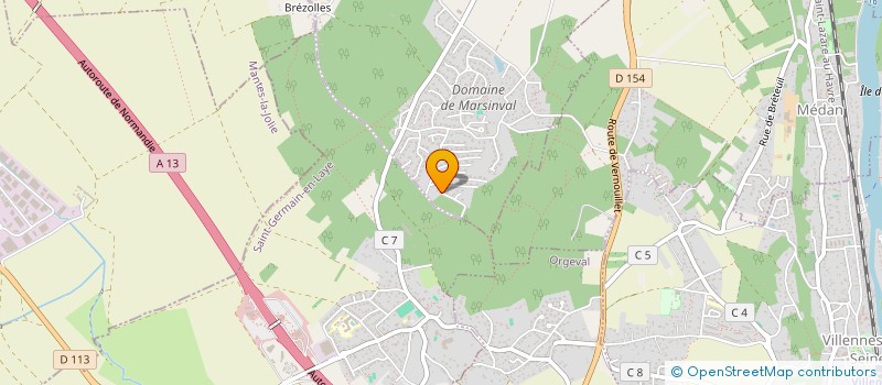localisation de l'entreprise SOPHYRA à VERNOUILLET