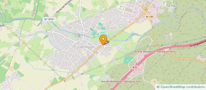 localisation de l'entreprise SOPIA CONSULTING  FABREGUES