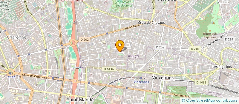 localisation de l'entreprise SOPILQ INVEST à MONTREUIL