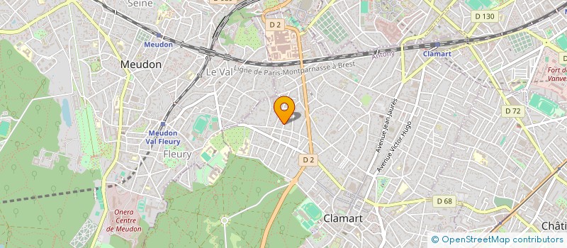 localisation de l'entreprise SOPIM à CLAMART