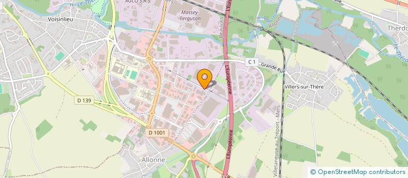 localisation de l'entreprise SOPIM à BEAUVAIS