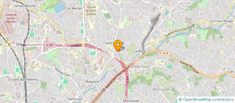 localisation de l'entreprise SOPINBAT à MARSEILLE
