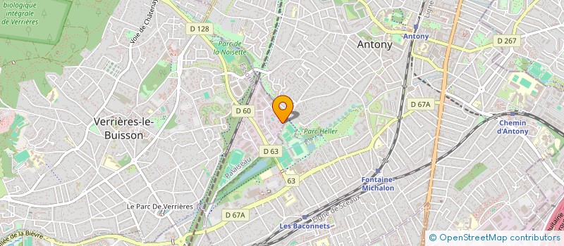 localisation de l'entreprise SOPINVEST à VERRIERES-LE-BUISSON