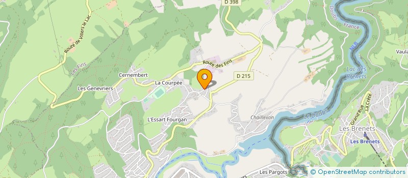 localisation de l'entreprise SOPIPA  VILLERS-LE-LAC