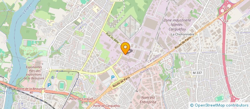 localisation de l'entreprise SOPITRA à THOUARE-SUR-LOIRE
