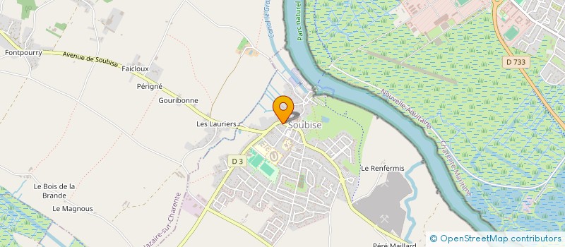 localisation de l'entreprise SOPITUS  SOUBISE