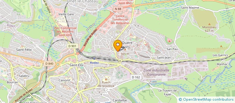 localisation de l'entreprise SOPLAICA  ONET-LE-CHATEAU