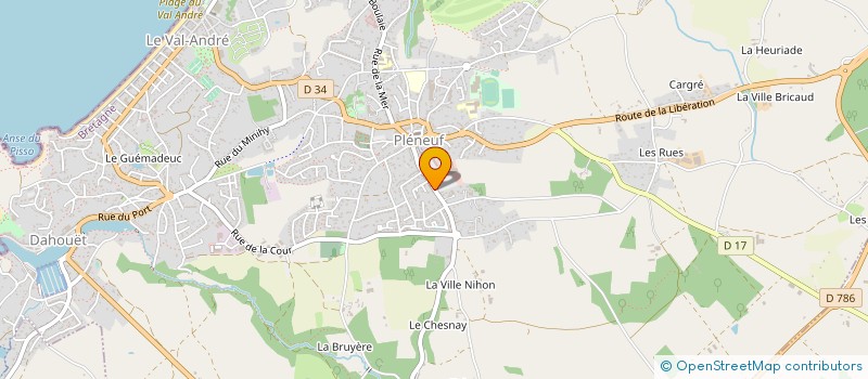 localisation de l'entreprise SOPLEX à PLENEUF-VAL-ANDRE
