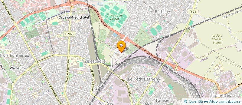 localisation de l'entreprise SOPLI  BETHENY