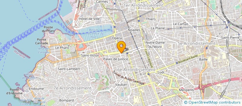 localisation de l'entreprise SOPMER METALL à MARSEILLE