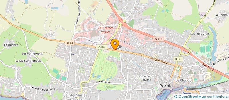 localisation de l'entreprise SOPODI OUEST à PORNIC