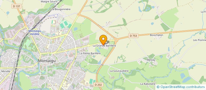 localisation de l'entreprise SOPODIS à MONTAIGU-VENDEE