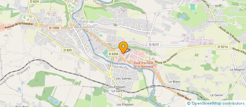 localisation de l'entreprise SOPOGAU à LE PONT-DE-BEAUVOISIN