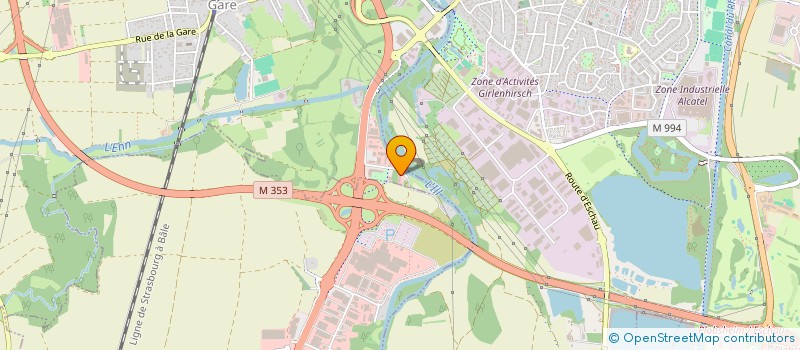 localisation de l'entreprise SOPOMEST SARL à GEISPOLSHEIM