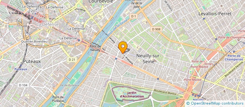 localisation de l'entreprise SOPOSA 3 à NEUILLY-SUR-SEINE