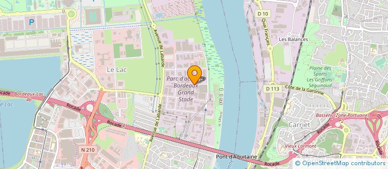 localisation de l'entreprise SOPRA à BORDEAUX