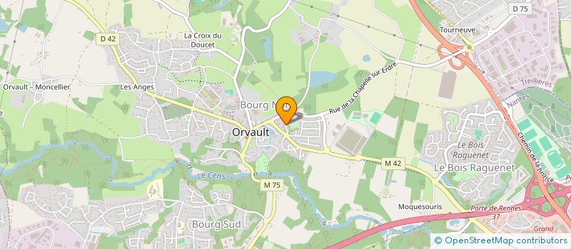 localisation de l'entreprise SOPRA44 à ORVAULT