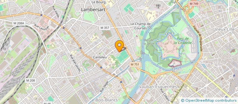 localisation de l'entreprise SOPRADEL à LAMBERSART