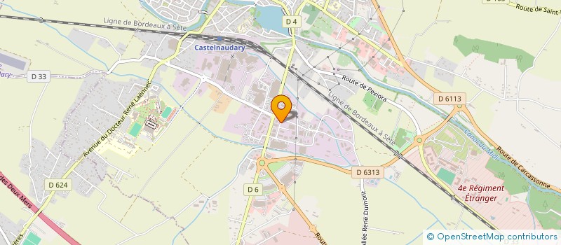 localisation de l'entreprise SOPRADO  CASTELNAUDARY