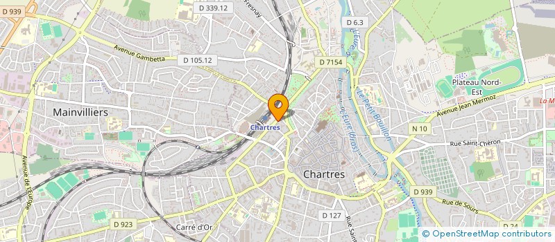 localisation de l'entreprise SOPRAG à CHARTRES