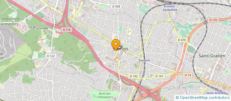 localisation de l'entreprise SOPRAGEM à SANNOIS