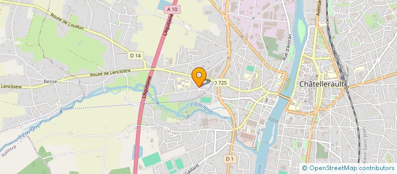 localisation de l'entreprise SOPRAL à CHATELLERAULT
