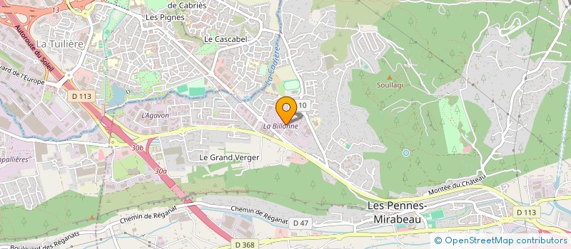 localisation de l'entreprise SOPRAL à LES PENNES MIRABEAU