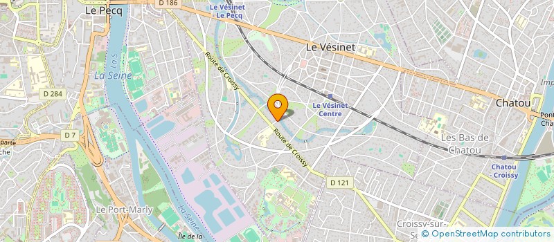 localisation de l'entreprise SOPRAL  LE VESINET