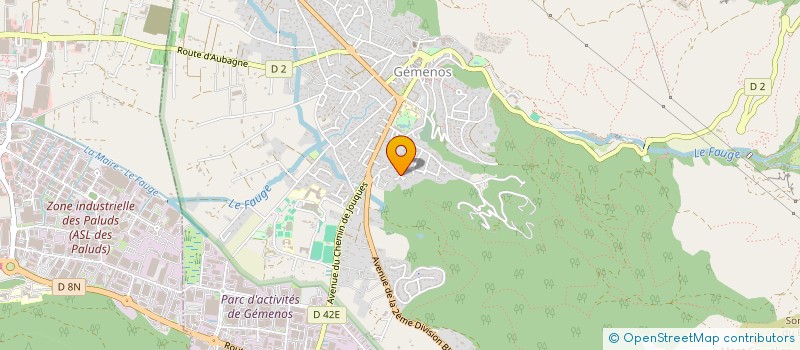 localisation de l'entreprise SOPRALCO  GEMENOS