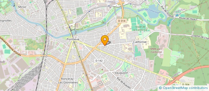 localisation de l'entreprise SOPRAPERO 72 à LE MANS