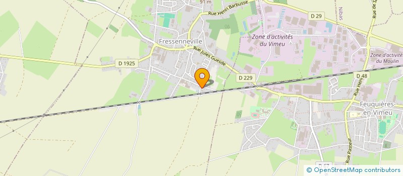 localisation de l'entreprise SOPRAVE à FRESSENNEVILLE